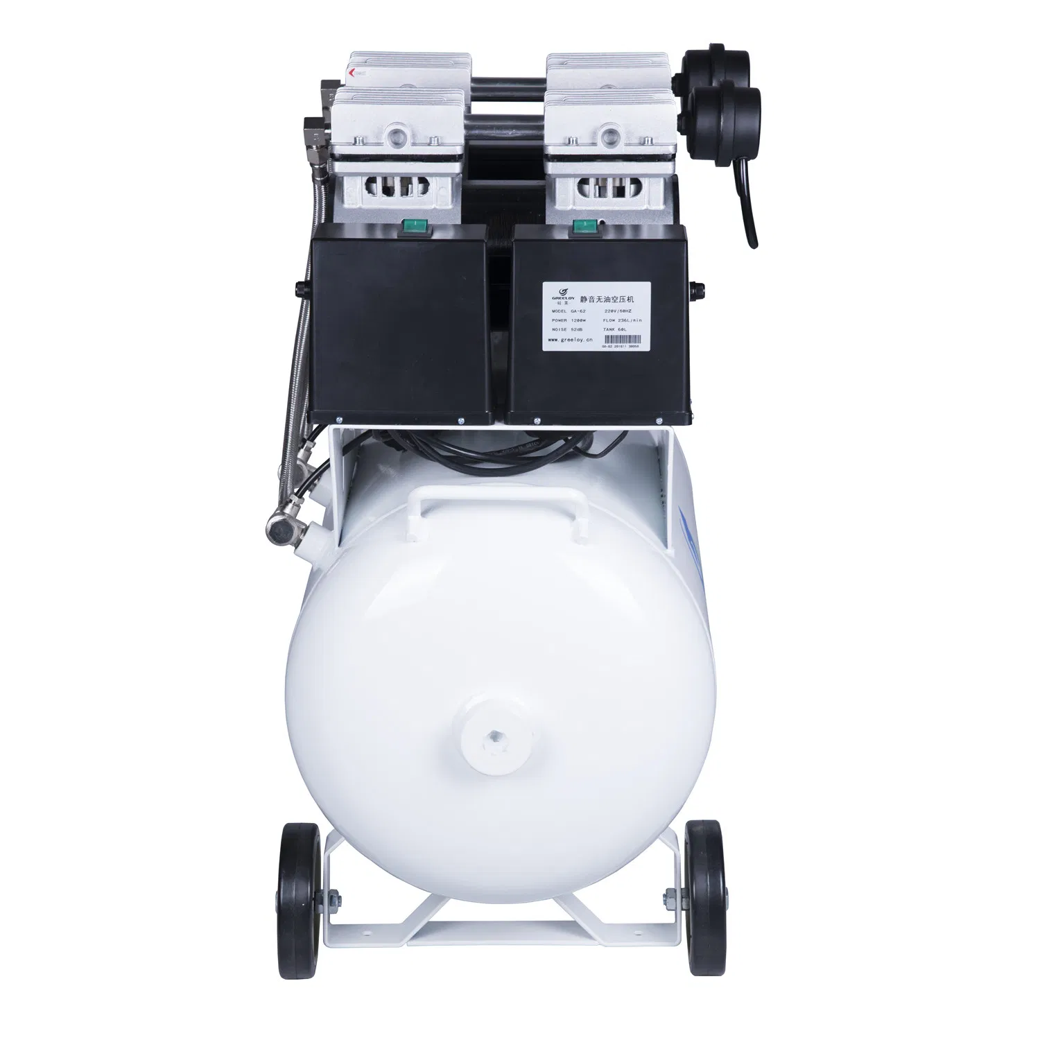 1.5HP Quiet Piston Air Compressor Dental Air Compressor Ga -62