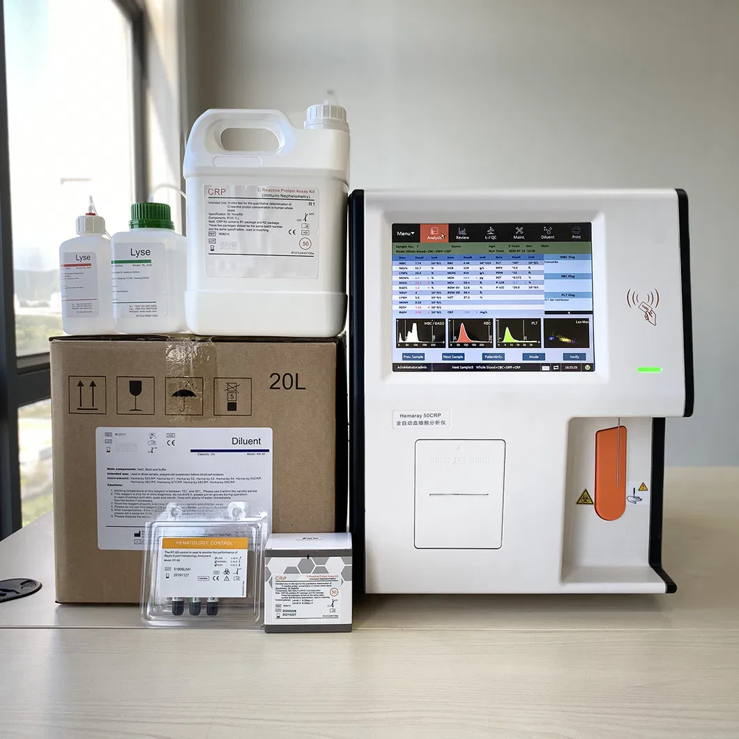 2021 Newest Human Rayto 5-Part Auto Hematology Analyzer Mslab50