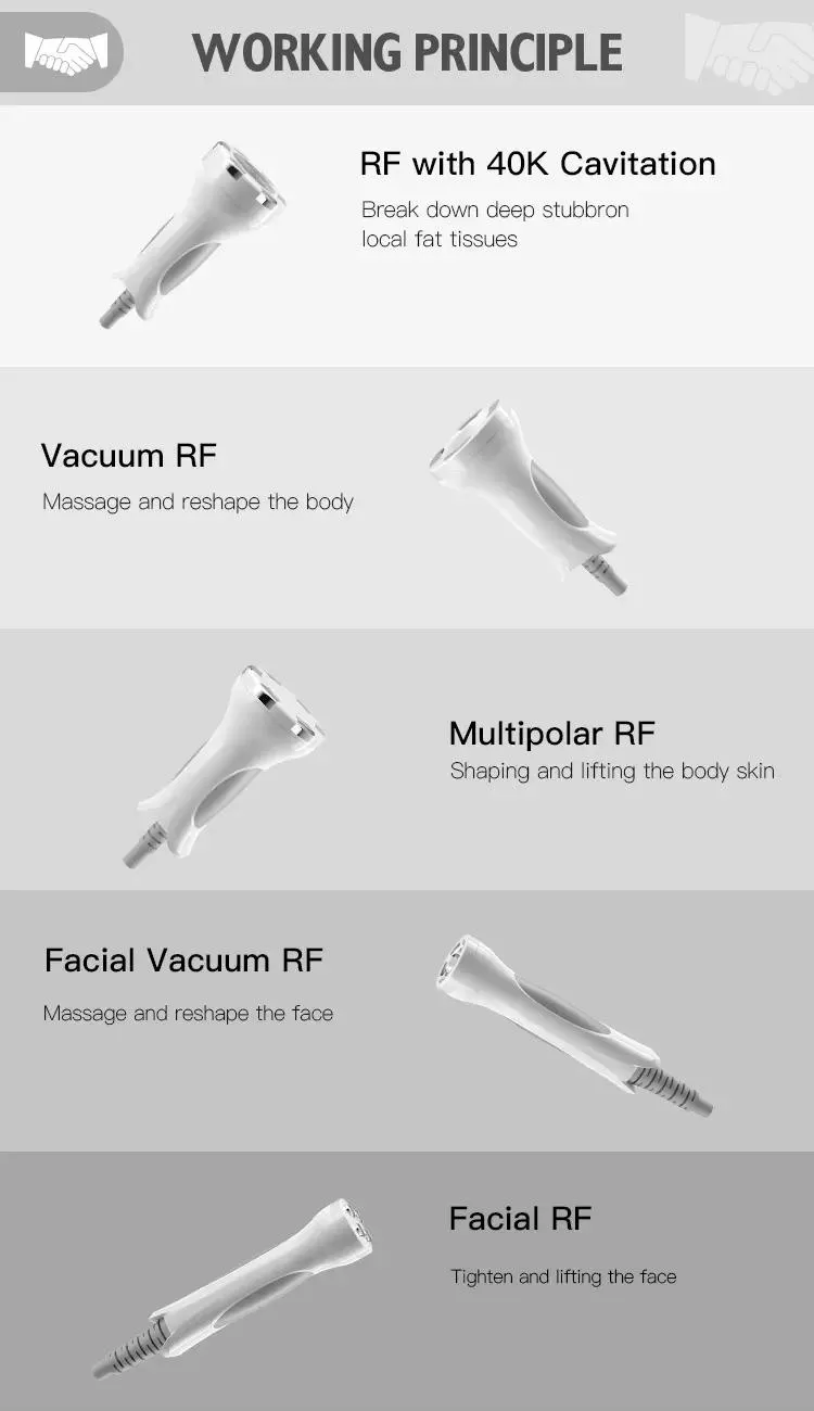 40K Weight Loss RF Vacuum Cavitation System Body Slimming Machine Ultrasound Machine Beauty Salon Equipment