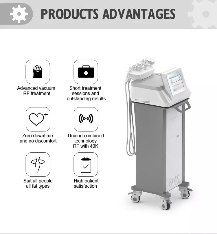 40K Weight Loss RF Vacuum Cavitation System Body Slimming Machine Ultrasound Machine Beauty Salon Equipment