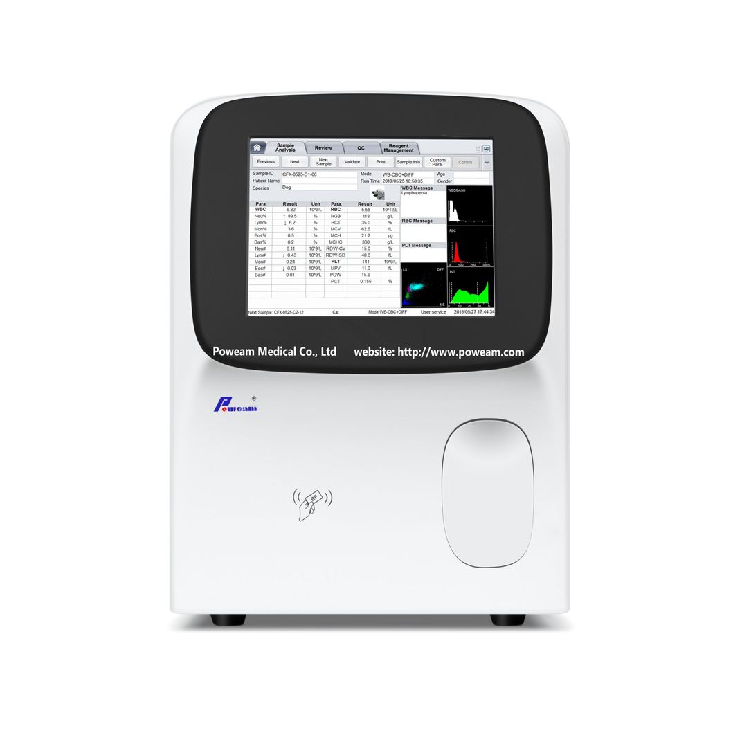 5 Part Auto Hematology Analyzer for Vet