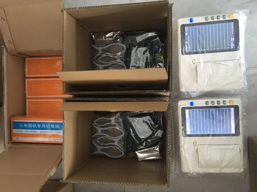 6 Channel ECG Machine, Electrocardiograph, Touch Screen ECG Machine
