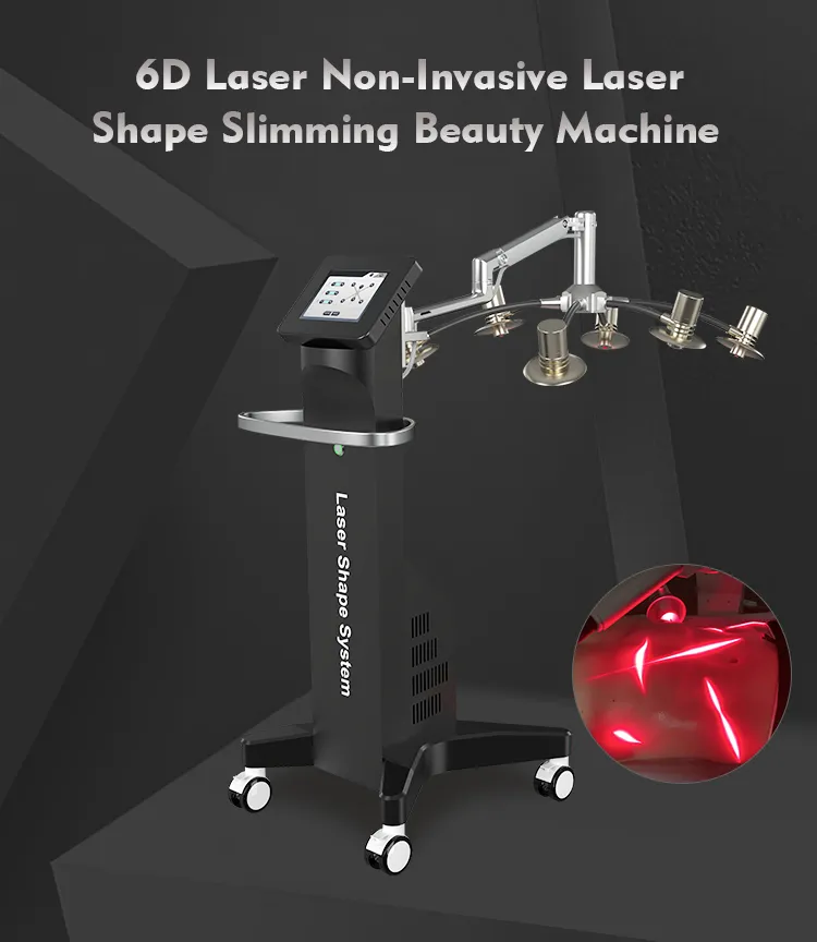 6D 635nm Red Light Therapy Body Slimming Laser Treatment Maxlipo Laser Lipolysis Slimming Machine