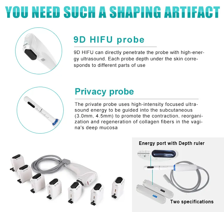9d#H-11 2021 Vesta New Products High Focused Ultrasound 9d+Vaginal Features Machine