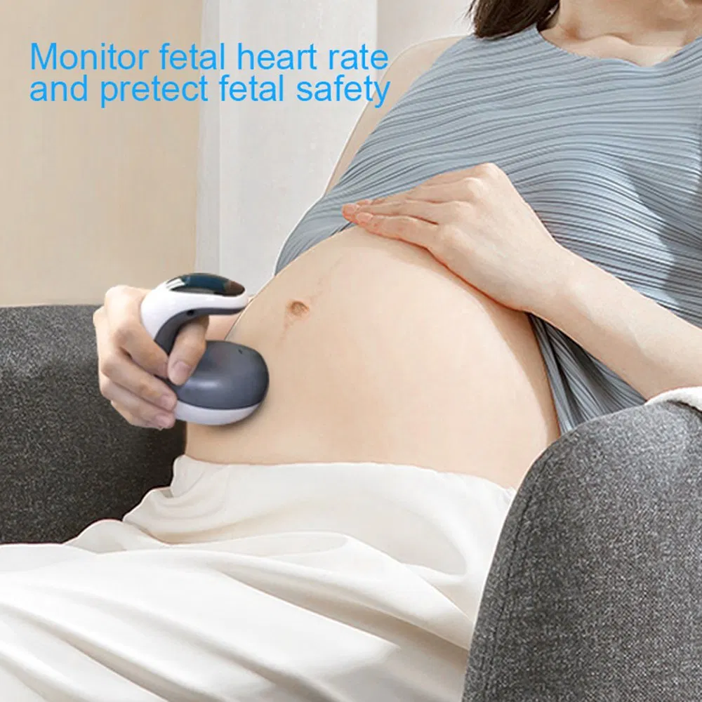 aCurio AF- 708C Sprout LED Fetal Doppler for Fetus Fetal Baby Heartbeat Detection with One Hand Operation