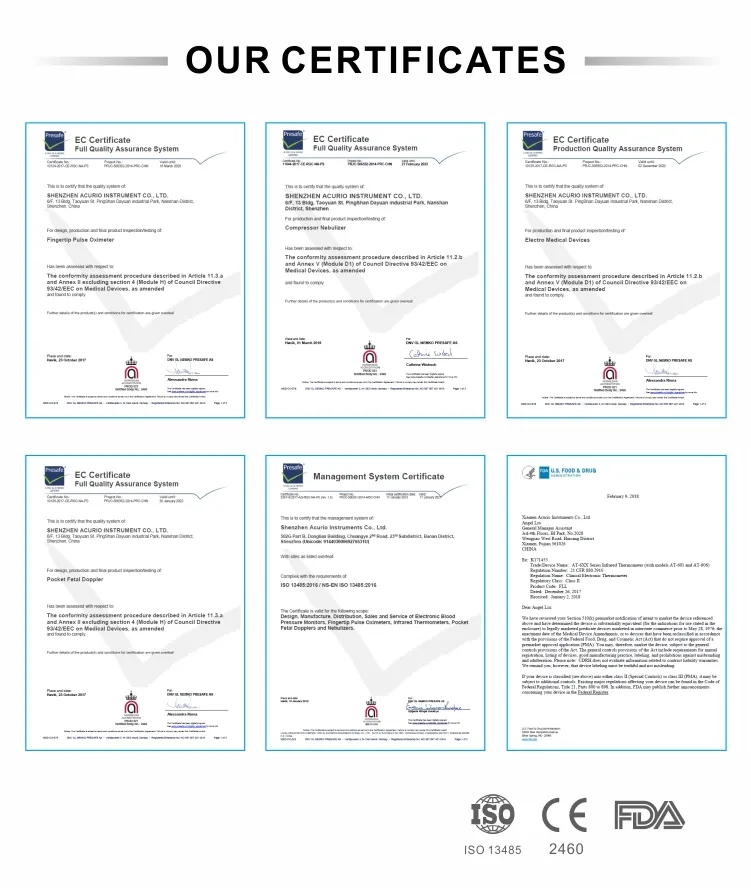 aCurio AF-708C Sprout LED Fetal Doppler for Fetus Fetal Baby Heartbeat Detection with One Hand Operation