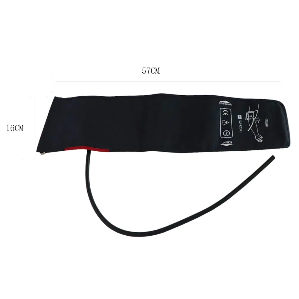 Adult Long Matual Aneroid Sphygmomanometer Blood Pressure Cuff Kits with Dark blue