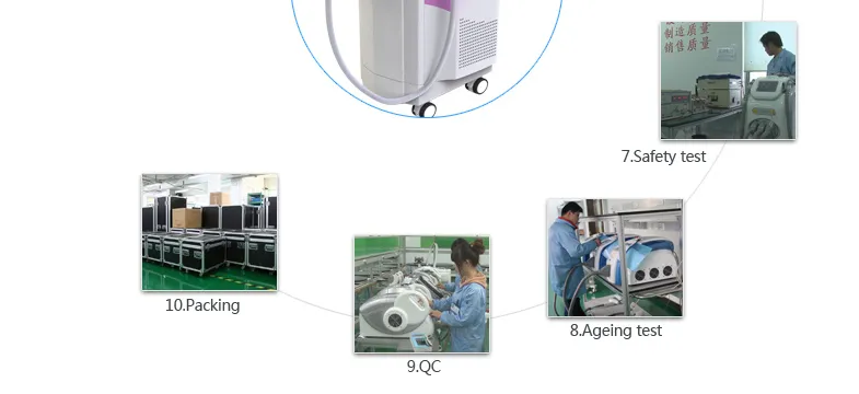 Advanced Air Cooling System Portable Er YAG Laser Equipment for Beauty Salon