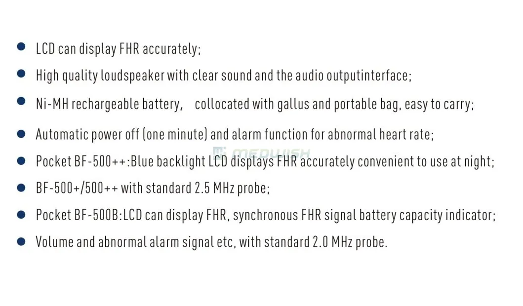 AG-Bf500 Fetal Doppler