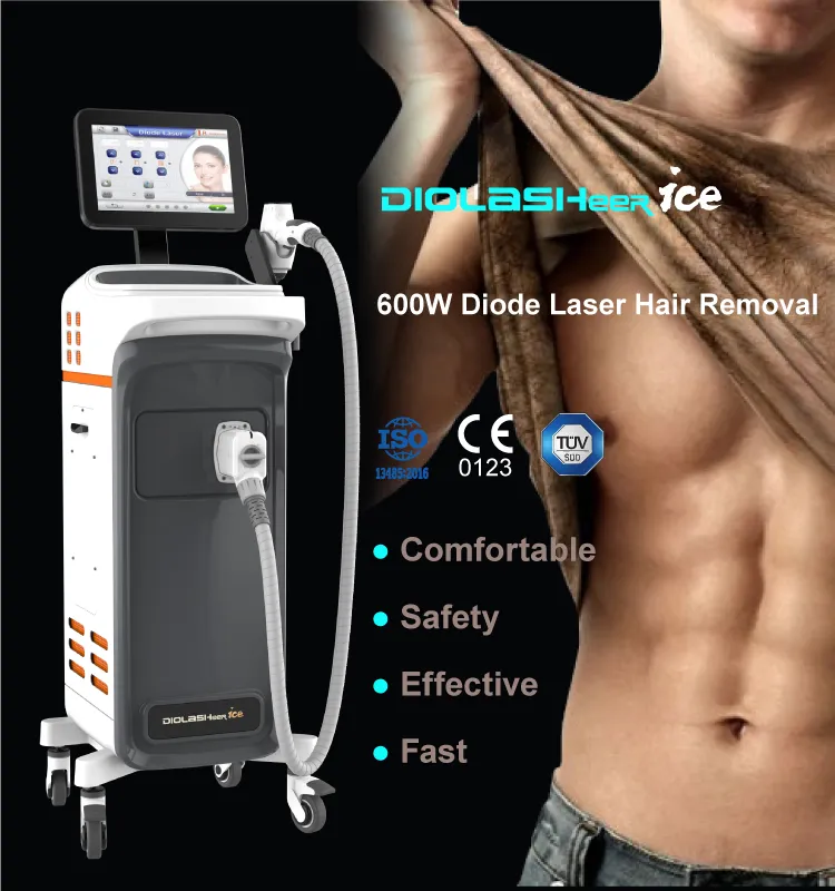 All Types Body Skin Top Quality No Pain Nubway Painlesss Permanent Depilation Professional Factory Price Soprano Laser 808nm Hair Removal Machine for Sale UK