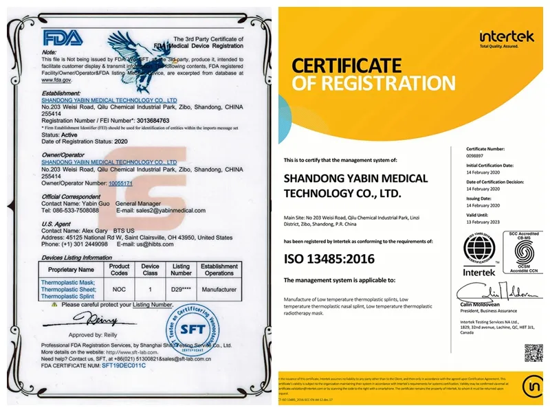 Aquaplast Nose Splint Thermoplastic Splint Sheets for Nose Surgery
