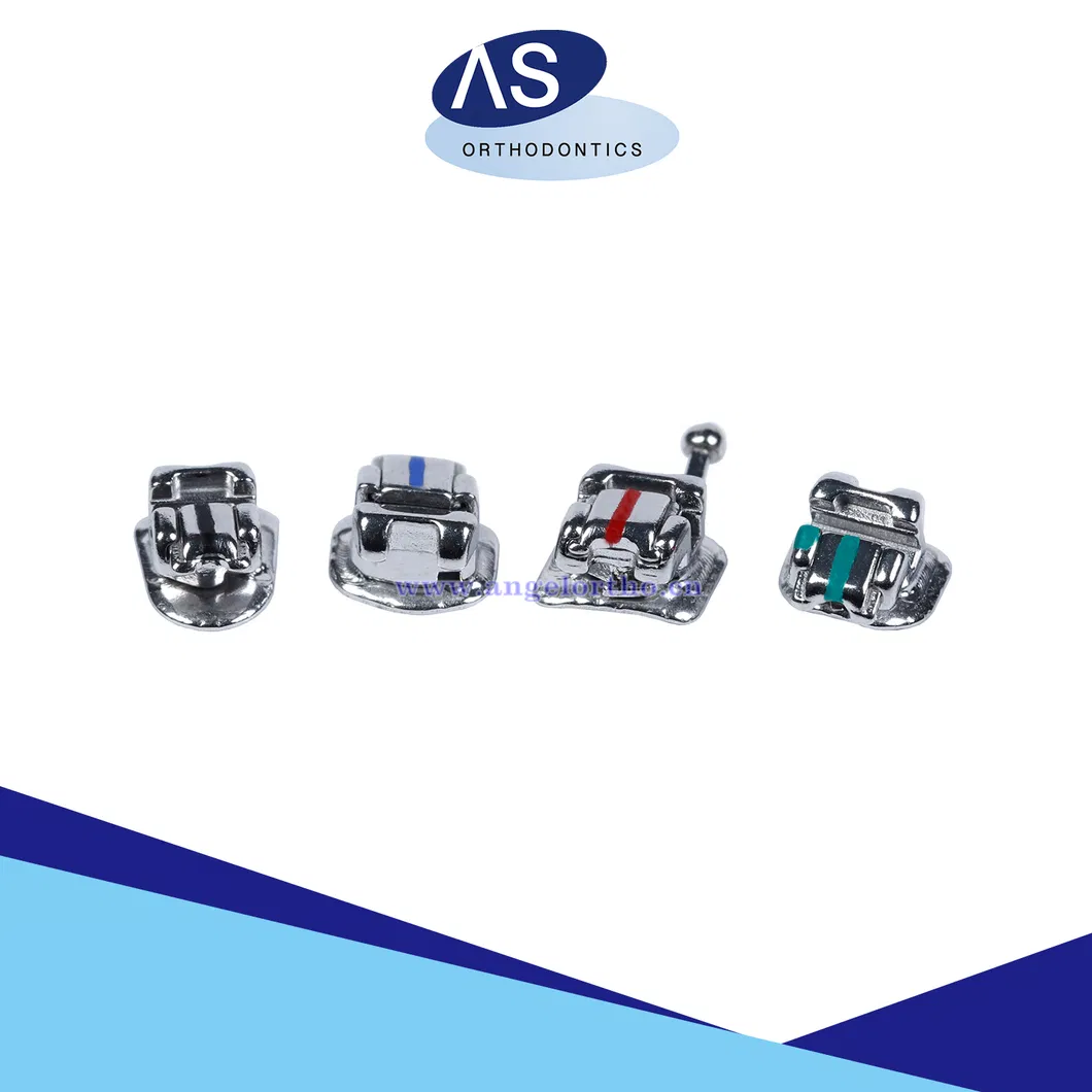 as Manufacture Dental Material Orthodontic High Quality Passive Self Ligating Brackets 2g