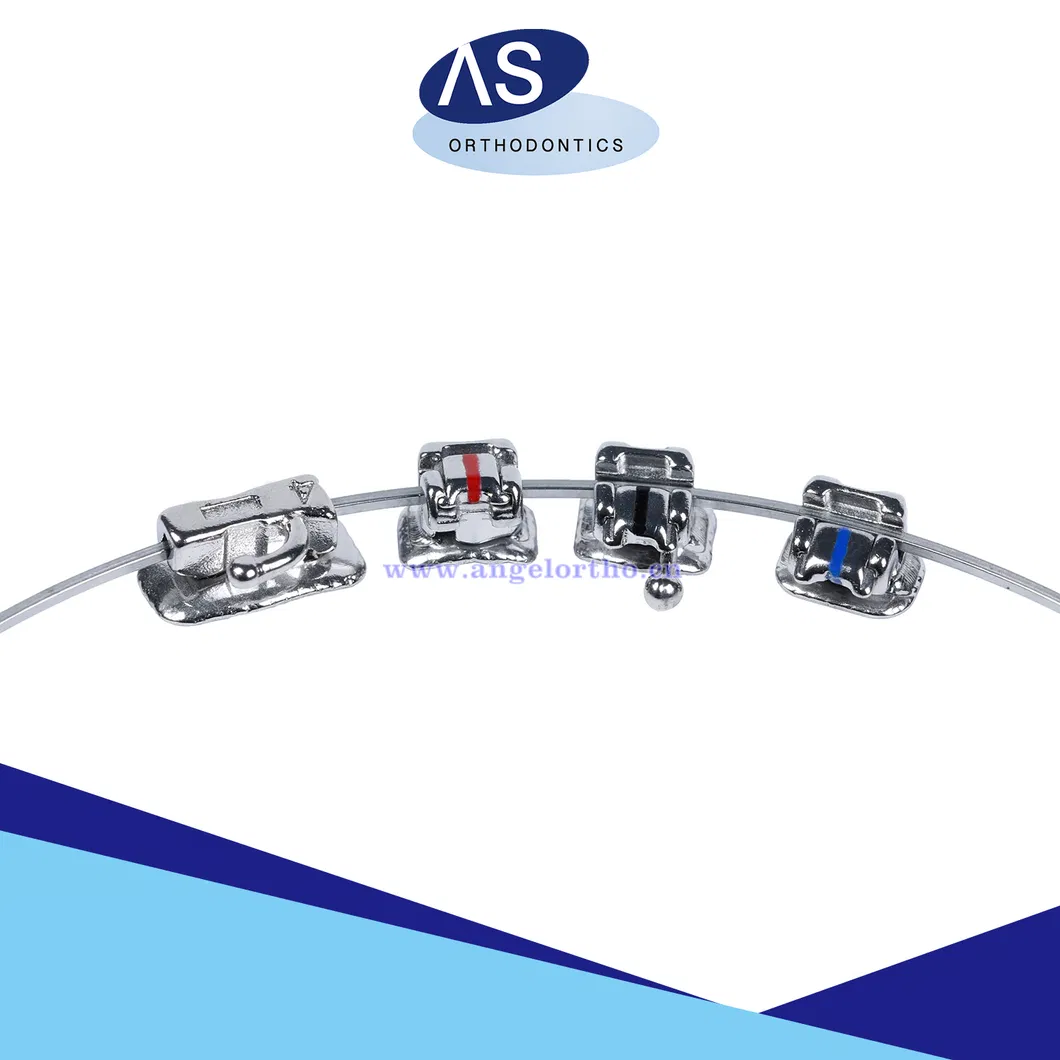 as Manufacture Dental Material Orthodontic High Quality Passive Self Ligating Brackets 2g
