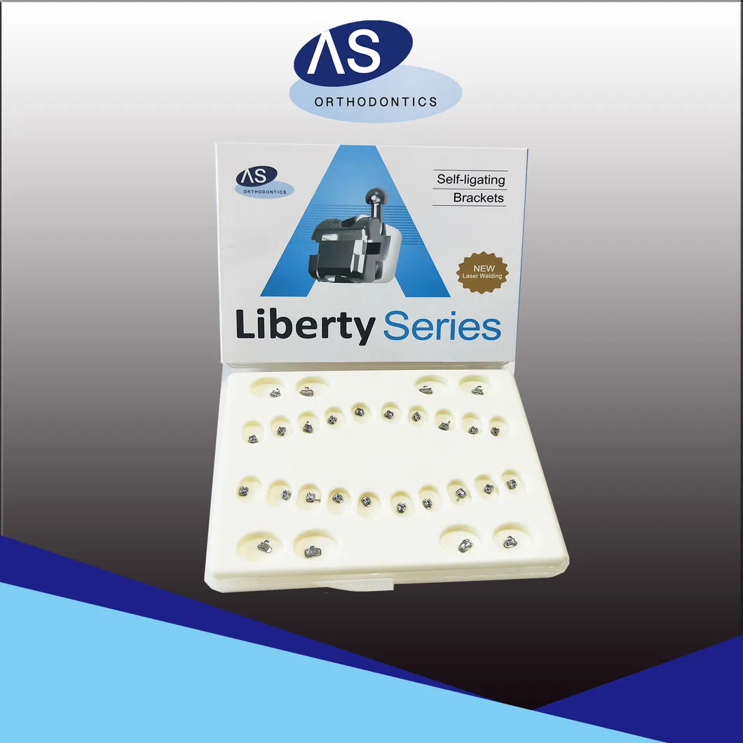 as Manufacture Dental Material Orthodontic High Quality Passive Self Ligating Brackets 2g