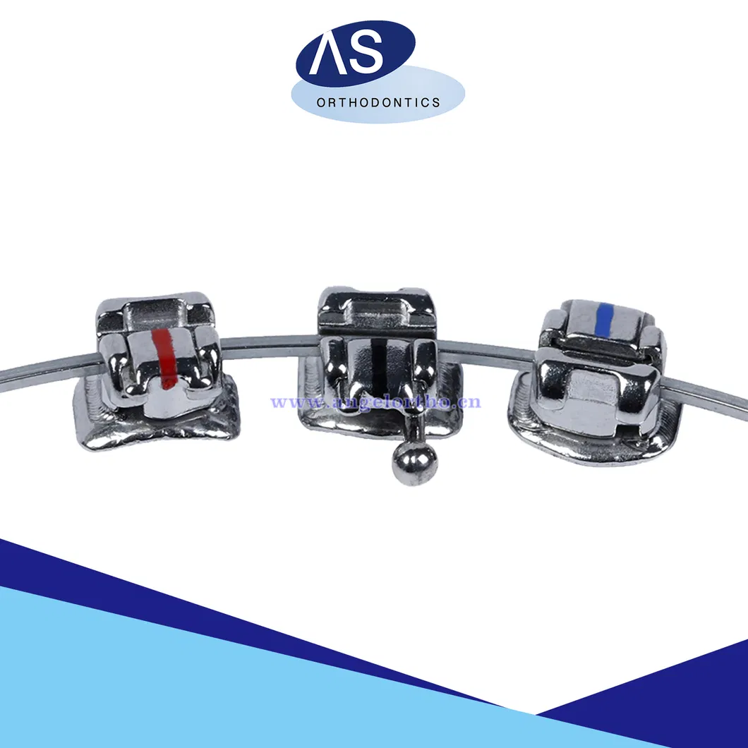 as Manufacture Dental Material Orthodontic High Quality Passive Self Ligating Brackets 2g