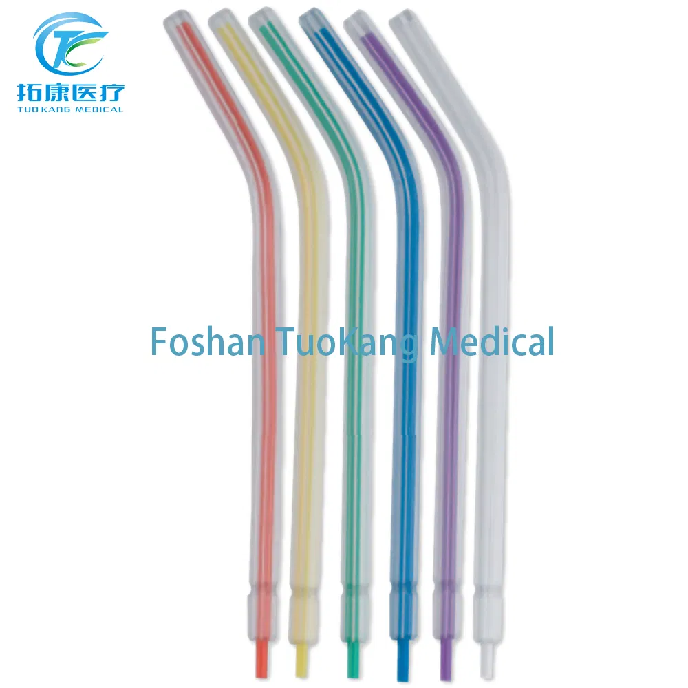 Beautiful Colourful Dental Disposable 3 Way Air Water Syringe Tips Dental Consumable for Three-Way Air Water Syringe Tips