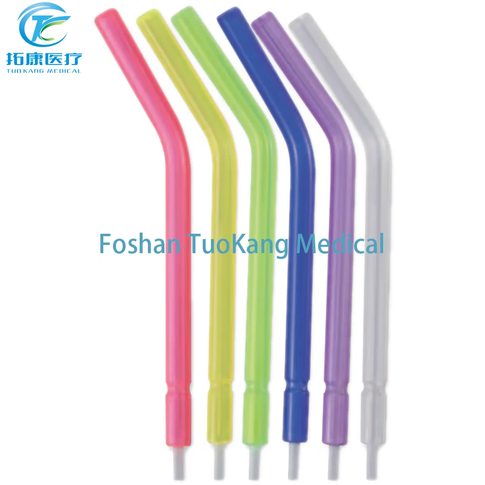 Beautiful Colourful Dental Disposable 3 Way Air Water Syringe Tips Dental Consumable for Three-Way Air Water Syringe Tips