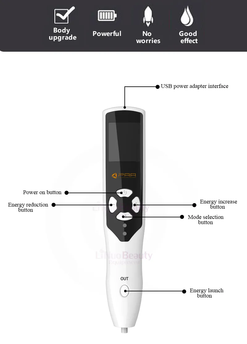 Beauty Skin Face Care Acne Mole Freckle Pigment Removal Eyelid Lift Plasma Pen