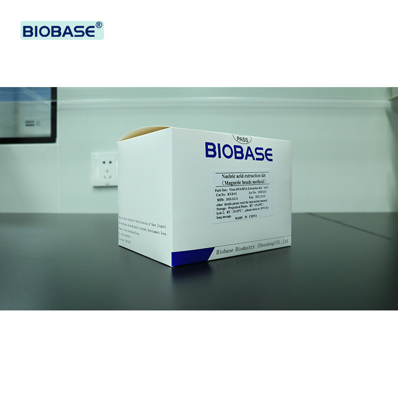 Biobase Magnetic Beads Method Viral DNA / Rna Nucleic Acid Extraction Reagent Kits for Real Time PCR Detection with CE Professional Testing
