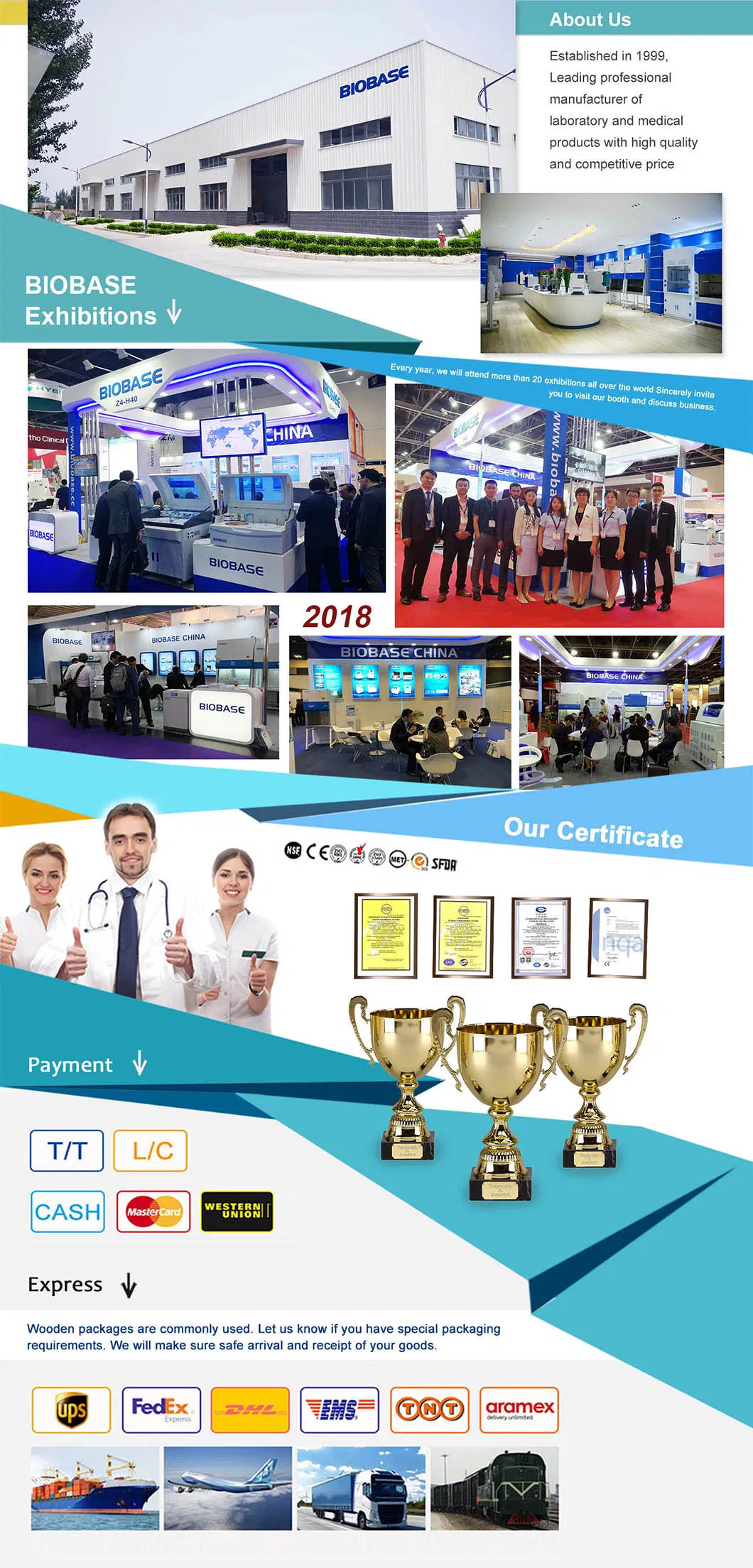 Biobase Open System 60t/H Automatic Hematology Analyzer with Reagent