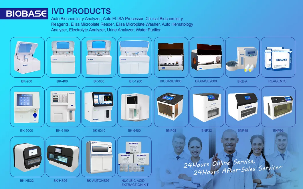 Biobase Open System 60t/H Automatic Hematology Analyzer with Reagent