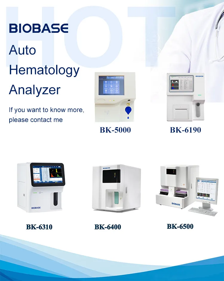 Biobase Open System 60t/H Automatic Hematology Analyzer with Reagent