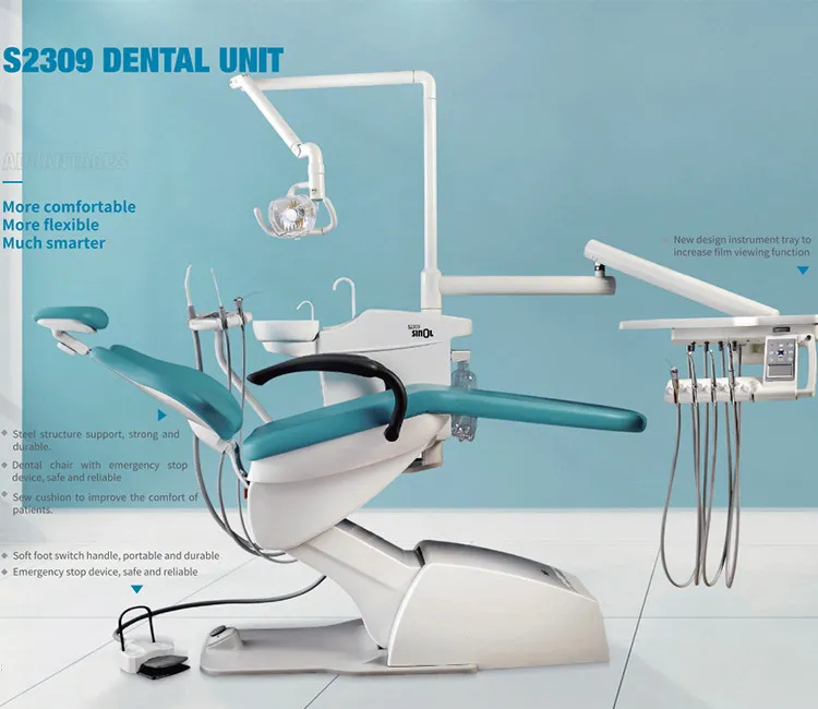 Biometer Durable Foot Switch Rotatable Spittoon External Filter Dental Chair