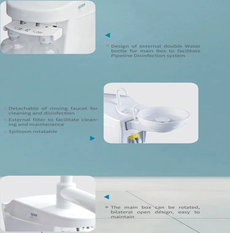 Biometer Durable Foot Switch Rotatable Spittoon External Filter Dental Chair