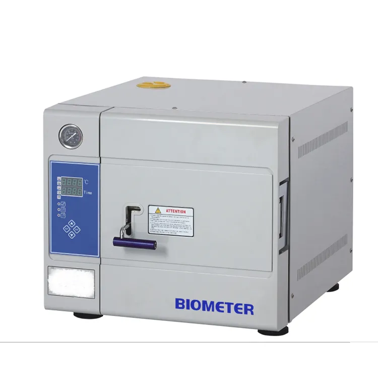 Biometer Micro Computer Table Top Circular Sterilizer Steam Autoclave