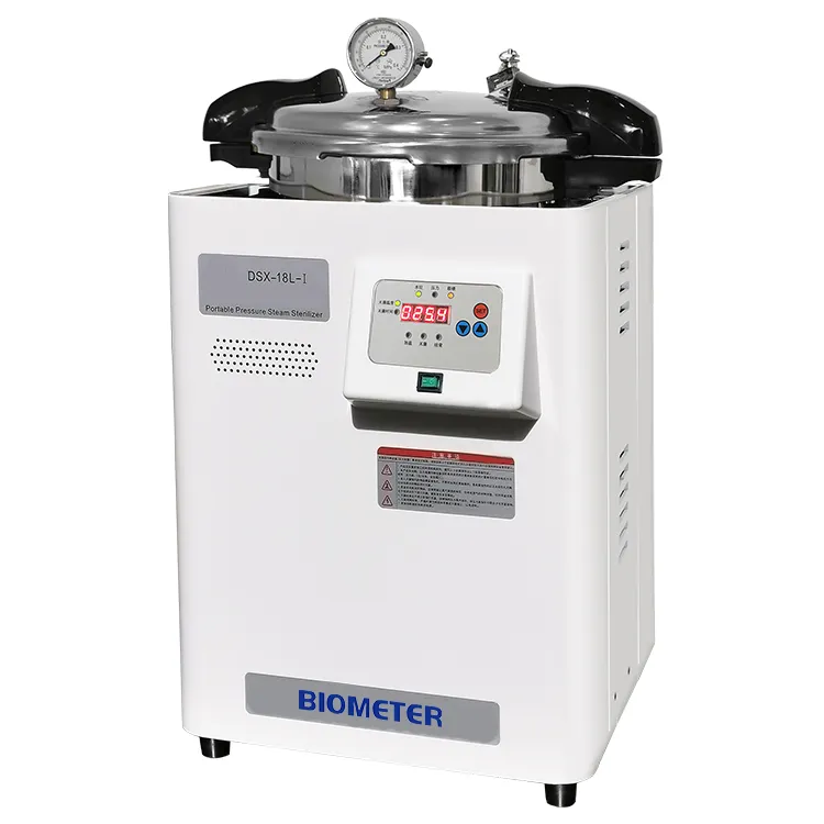 Biometer Vertical 18L Steam Pulse Vacuum Autoclave Price