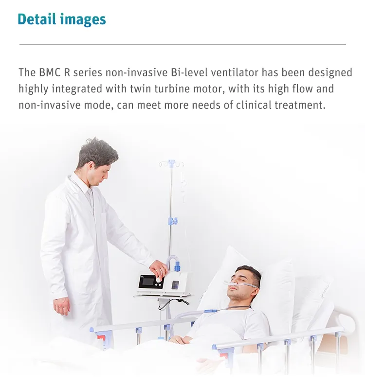 BMC Anti-Epidemic Comfortable Medical Ventilator Hospital ICU Breathing Devices