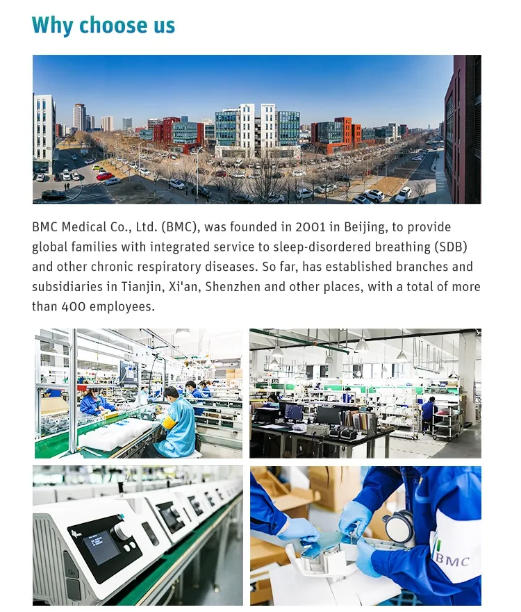 BMC Anti-Epidemic Comfortable Medical Ventilator Hospital ICU Breathing Devices