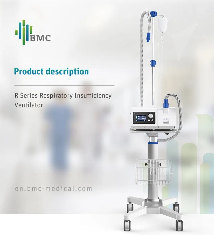 BMC Anti-Epidemic Comfortable Medical Ventilator Hospital ICU Breathing Devices