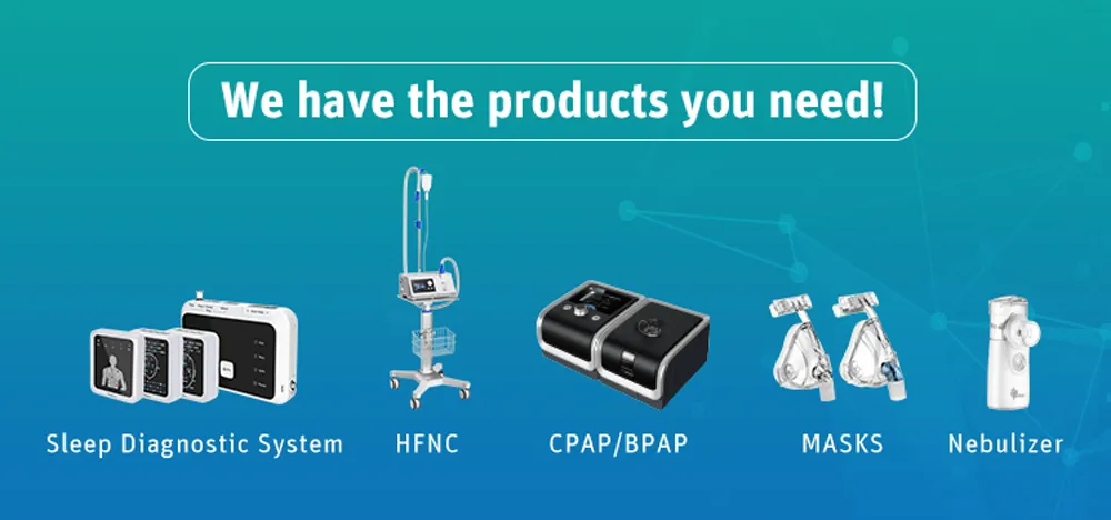 BMC for Sleep Snoring Apnea GII Auto CPAP E-20A Smart Home Medical Machine with Pillow Mask