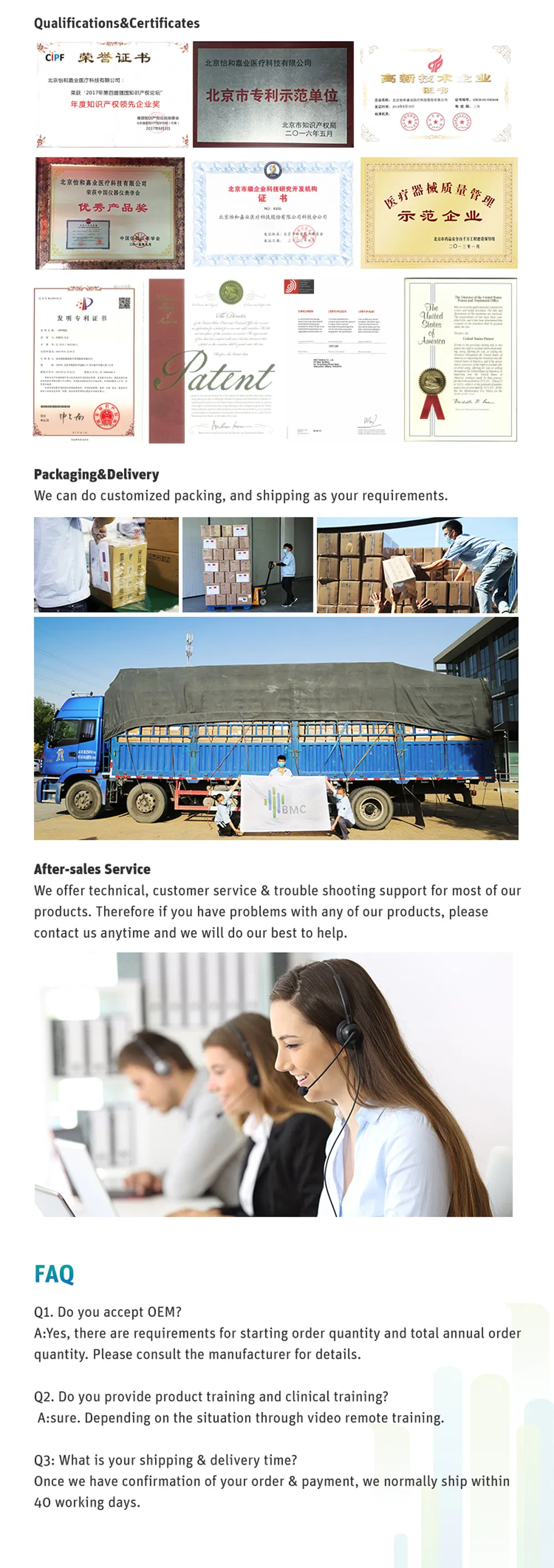 BMC for Sleep Snoring Apnea GII Auto CPAP E-20A Smart Home Medical Machine with Pillow Mask