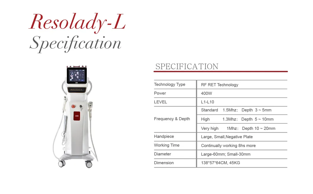 Body Shape Weight Loss Cellulite Reduction Ret Slimming Machine