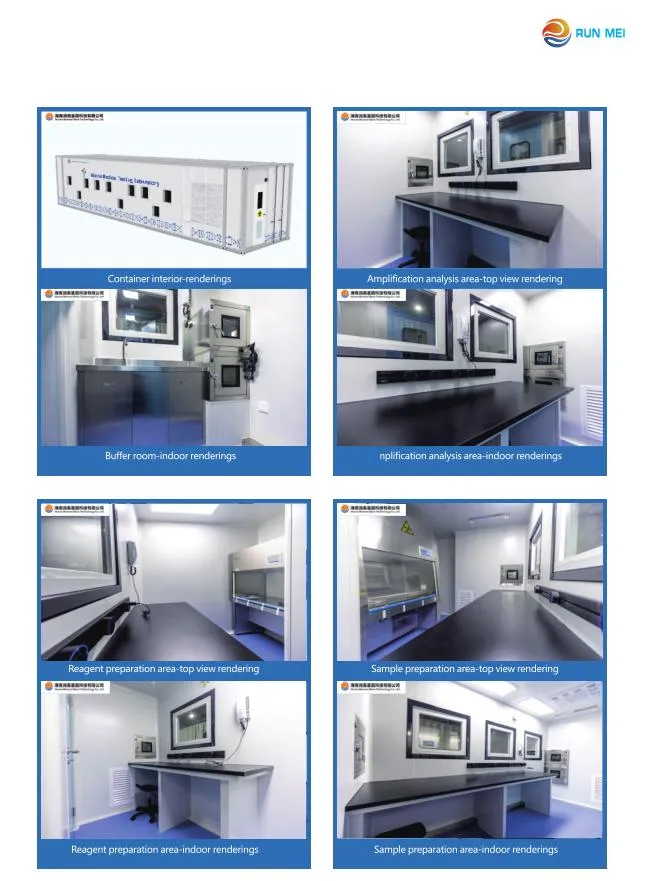 Bsl 2 /Bsl 3 Mobile Medical Testing Laboratory for Virus