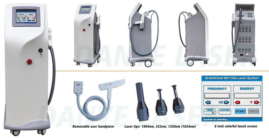 Candela ND YAG Laser Crystal Tattoo Removal Machine