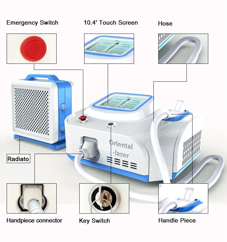 CE Approved Professional Diode Laser Hair Removal Machine 808nm