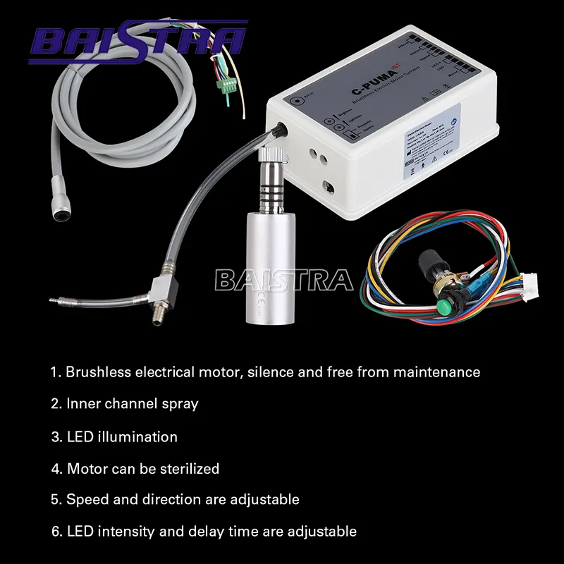 Ce Certified LED Illumination Brushless Electric Mini Dental Micro Motor C-Puma