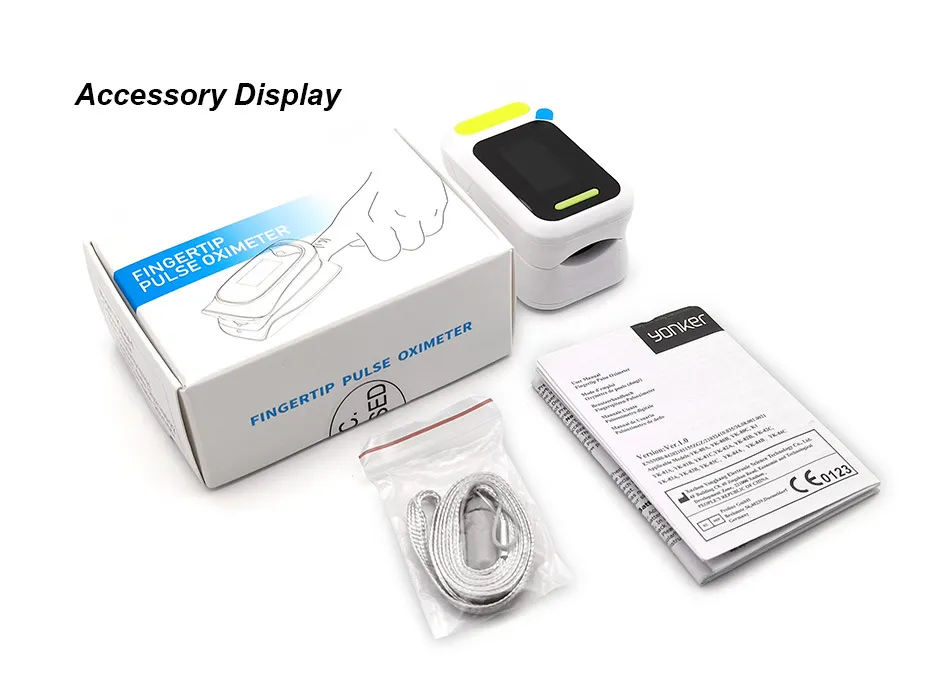 CE FDA Approved OLED LED TFT Oxygen Meter OEM ODM Fingertip Pulse Oximeter