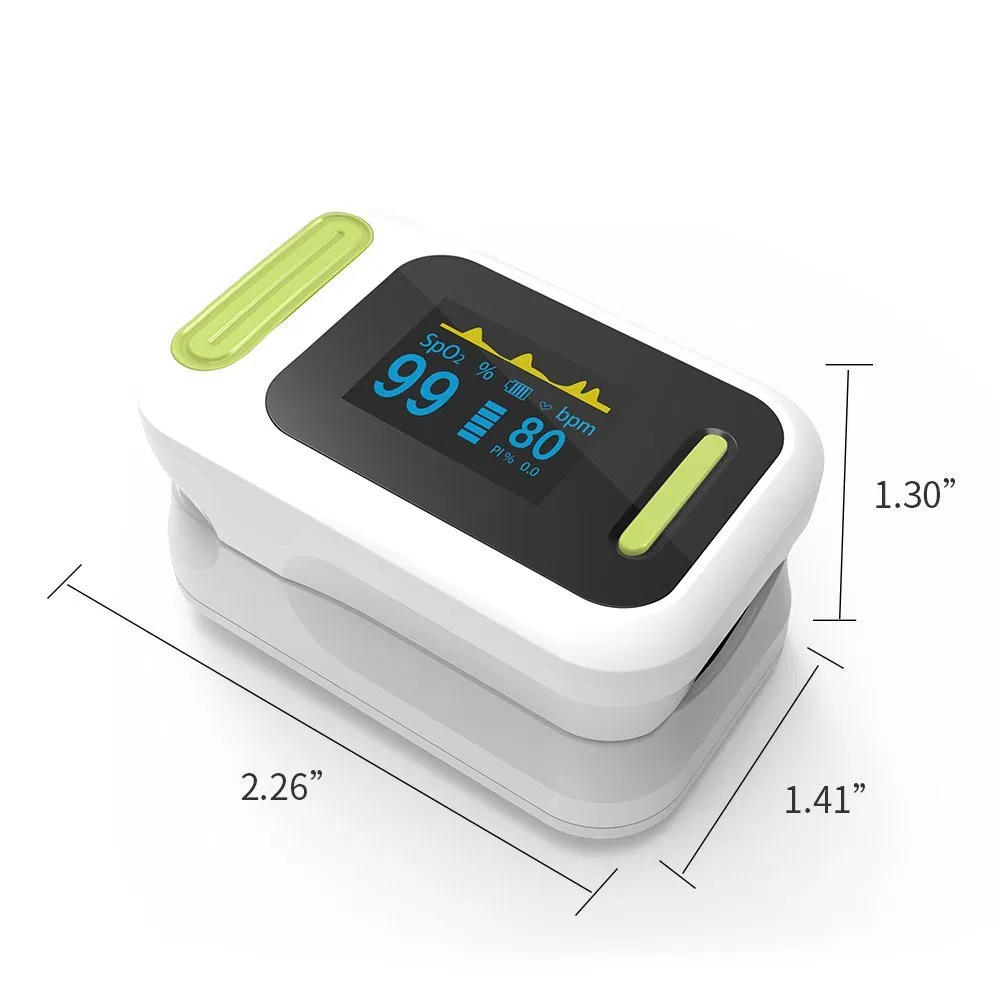 CE FDA Approved OLED LED TFT Oxygen Meter OEM ODM Fingertip Pulse Oximeter