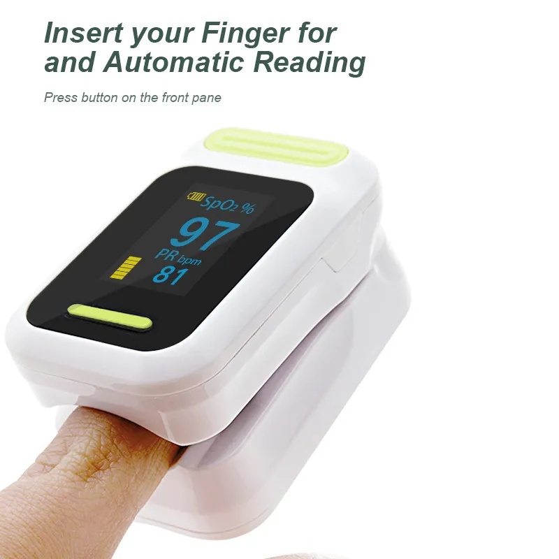 CE FDA Approved OLED LED TFT Oxygen Meter OEM ODM Fingertip Pulse Oximeter