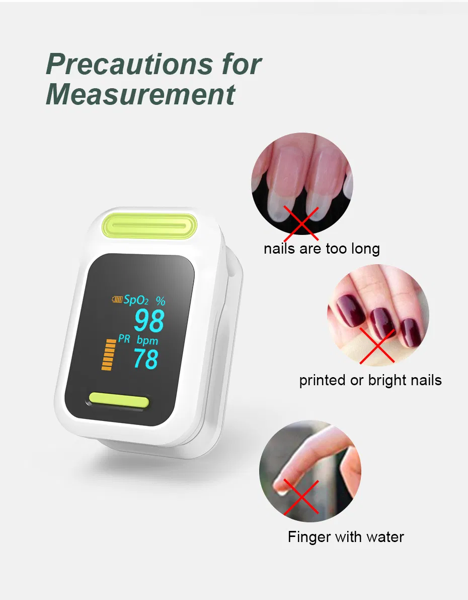 CE FDA Approved OLED LED TFT Oxygen Meter OEM ODM Fingertip Pulse Oximeter