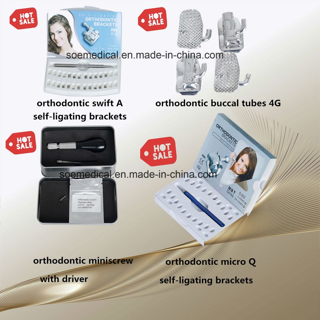 China Dental Supply Orthodontic Autoligado Brace with FDA ISO