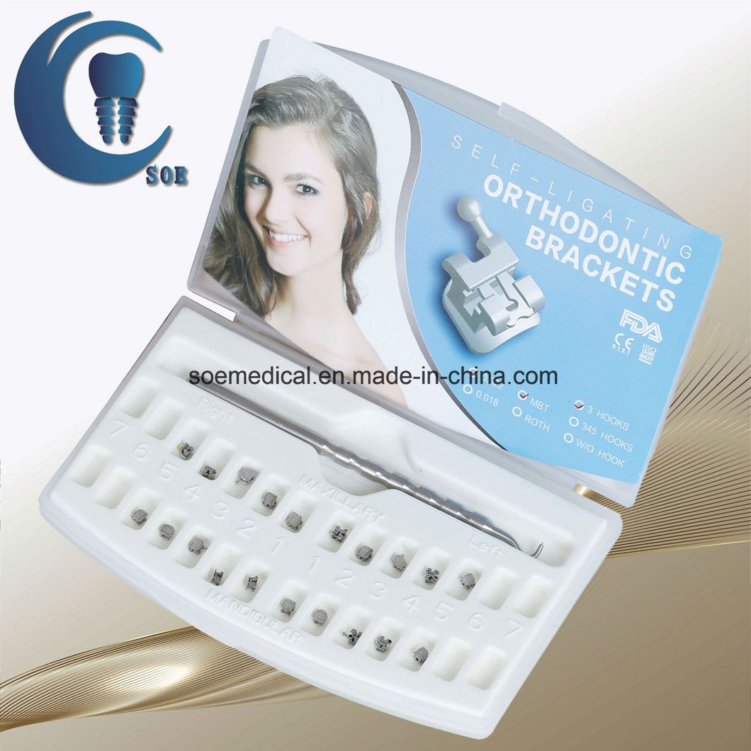 China Dental Supply Orthodontic Autoligado Brace with FDA ISO