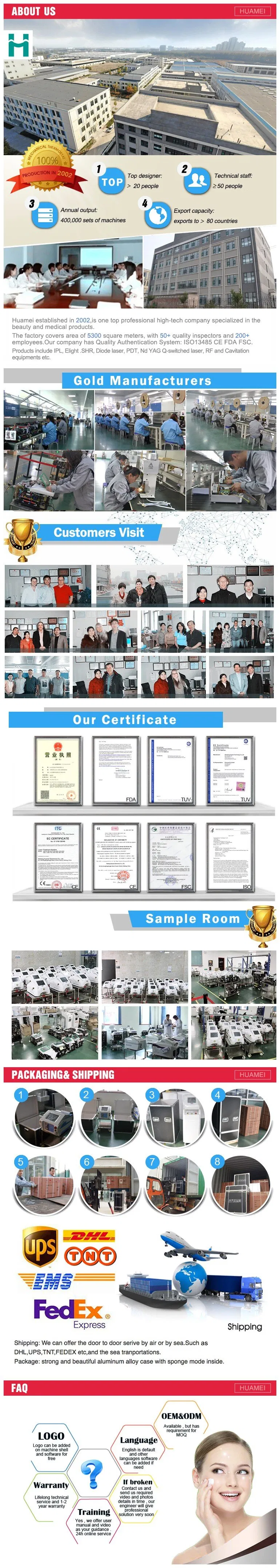 Cosmetic Beauty Instrument Q Switch ND YAG Laser Tattoo Removal