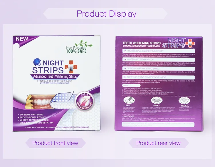 Custom Package Tooth Polishing Whiting Teeth Stripes