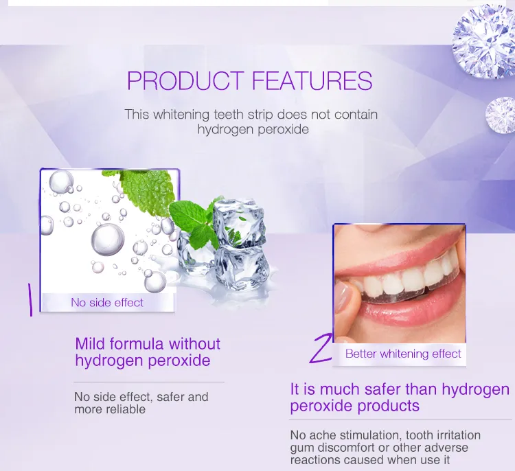 Custom Package Tooth Polishing Whiting Teeth Stripes