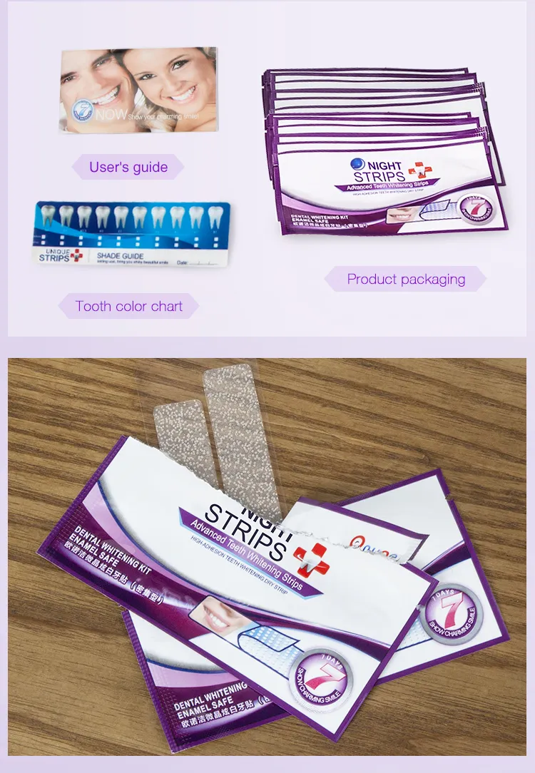 Custom Package Tooth Polishing Whiting Teeth Stripes